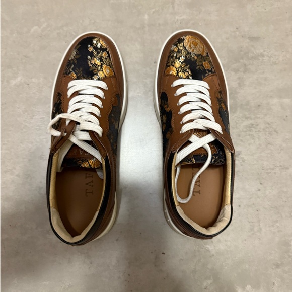 Taft Brown and Black Patterned Sneakers - Picture 3 of 5